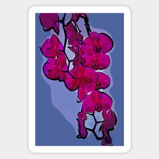 The Beauty Of An Orchid Sticker